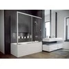 Vonios sienelė (kabina) Besco Duo Slide Chrome II, 170 x 70 x 150 cm