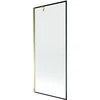 Vonios sienelė Mexen Next I, Gold/Juodas frame, 80 x 150 cm