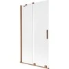 Vonios sienelė Mexen Velar, 100 x 150 cm, Brushed copper/matinis stiklas
