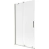Vonios sienelė Mexen Velar, 100 x 150 cm, Brushed nickel/matinis stiklas