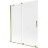 Vonios sienelė Mexen Velar, 140 x 150 cm, Gold/matinis stiklas