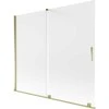Vonios sienelė Mexen Velar, 180 x 150 cm, Gold/matinis stiklas
