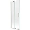 Vonios sienelė Mexen Velar, 70 x 150 cm, Brushed nickel/Transparent