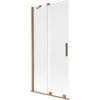 Vonios sienelė Mexen Velar, 90 x 150 cm, Brushed copper/matinis stiklas