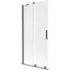 Vonios sienelė Mexen Velar, 90 x 150 cm, Brushed gun pilka/matinis stiklas