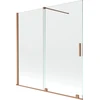 Vonios sienelė Mexen Velar II, Brushed copper, 160 x 150 cm