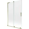 Vonios sienelė Mexen Velar L, 120 x 150 cm, Gold/Transparent