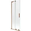 Vonios sienelė Mexen Velar L, 70 x 150 cm, Brushed copper/Transparent