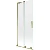 Vonios sienelė Mexen Velar L, 85 x 150 cm, Gold/Transparent