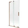 Vonios sienelė Mexen Velar L, 90 x 150 cm, Brushed copper/Transparent