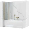 Vonios sienelė Rea Agat-2, 80 cm, Brushed Gold