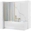 Vonios sienelė Rea Agat-3, 120 cm, Brushed Gold