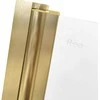Vonios sienelė Rea Agat-3, 120 cm, Brushed Gold