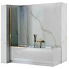 Vonios sienelė Rea Elegant, 80 cm, Gold