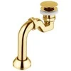 Vonios sifonas Besco Retro Klik-Klak, Gold