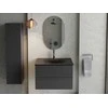 Vonios spintelė Besco Akya Classic, 130 x 33 x 30 cm, Gun Metal Glossy