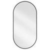 Vonios veidrodis Mexen Loft Oval, 100 x 50 cm, Juodas
