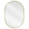 Vonios veidrodis Mexen Loft Oval, 70 x 50 cm, Gold