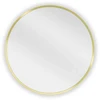 Vonios veidrodis Mexen Loft Round, 45 cm, Gold