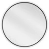 Vonios veidrodis Mexen Loft Round, 65 cm, Juodas