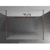 Walk-in dušo sienelė Mexen Kioto, Brushed copper, matinis stiklas, 100 x 200 cm