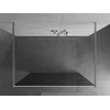Walk-in dušo sienelė Mexen Kioto, Brushed nickel, grafitas, 110 x 200 cm