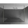 Walk-in dušo sienelė Mexen Kioto, Brushed nickel, skaidrus stiklas, 100 x 200 cm