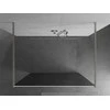 Walk-in dušo sienelė Mexen Kioto, Brushed nickel, grafitas, 130 x 200 cm