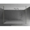 Walk-in dušo sienelė Mexen Kioto, Brushed nickel, matinis, 140 x 200 cm