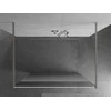 Walk-in dušo sienelė Mexen Kioto, Brushed nickel, pusiau matinis stiklas, 130 x 200 cm
