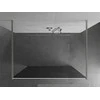 Walk-in dušo sienelė Mexen Kioto, Brushed nickel, grafitas, 140 x 200 cm