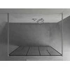Walk-in dušo sienelė Mexen Kioto, Chrome/Juodas pattern, 130 x 200 cm