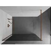 Walk-in dušo sienelė Mexen Kioto, grafitas, Rose Gold, 120 x 200 cm
