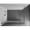 Walk-in dušo sienelė Mexen Kioto, pusiau matinė, Rose Gold, 80 x 200 cm