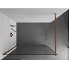 Walk-in dušo sienelė Mexen Kioto, Rose Gold/Juodas border, 70 x 200 cm