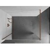 Walk-in dušo sienelė Mexen Kioto, veidrodinė, Rose Gold, 90 x 200 cm