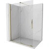 Walk-in dušo sienelė Mexen Velar, Gold, 160 x 200 cm