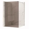 Walk-In dušo sienelė Rea Flexi, Brown / Chrome, 120 cm