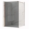 Walk-In dušo sienelė Rea Flexi, Pilkas / Brushed Copper, 110 cm