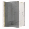Walk-In dušo sienelė Rea Flexi, Pilkas / Gold, 80 cm
