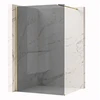 Walk-In dušo sienelė Rea Flexi, Pilkas / Brushed Gold, 130 cm