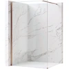 Walk-In dušo sienelė Rea Flexi, Transparent / Brushed Copper, 110 cm