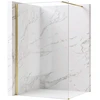 Walk-In dušo sienelė Rea Flexi, Transparent / Brushed Gold, 100 cm