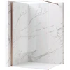 Walk-In dušo sienelė Rea Flexi, Transparent / Brushed Copper, 130 cm