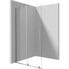 Walk-in stumdoma dušo sienelė Deante Prizma, Brushed steel, 140x195 cm