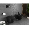 WC Komplektas Mexen 5in1 Fenix Slim su klozetu Lena Rimless Slim Duroplast, Juodas matt