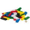 Žaidimas bokštas Jenga, mažas, spalvotas, medinis