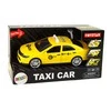 Žaislinis automobilis Taxi su garsais ir šviesom, geltonas