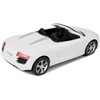 Žaislinis kabrioletas 1:18, baltas