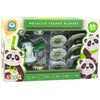 Žaislinis metalinis arbatos servizas Panda, žalias, 14 d.
